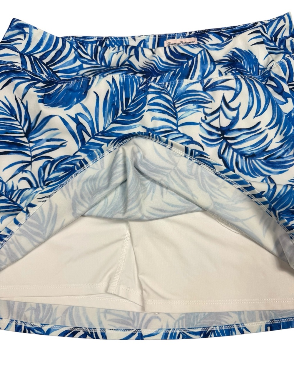 Tommy Bahama Blue Tropical Print Skirt - Picture 5 of 8